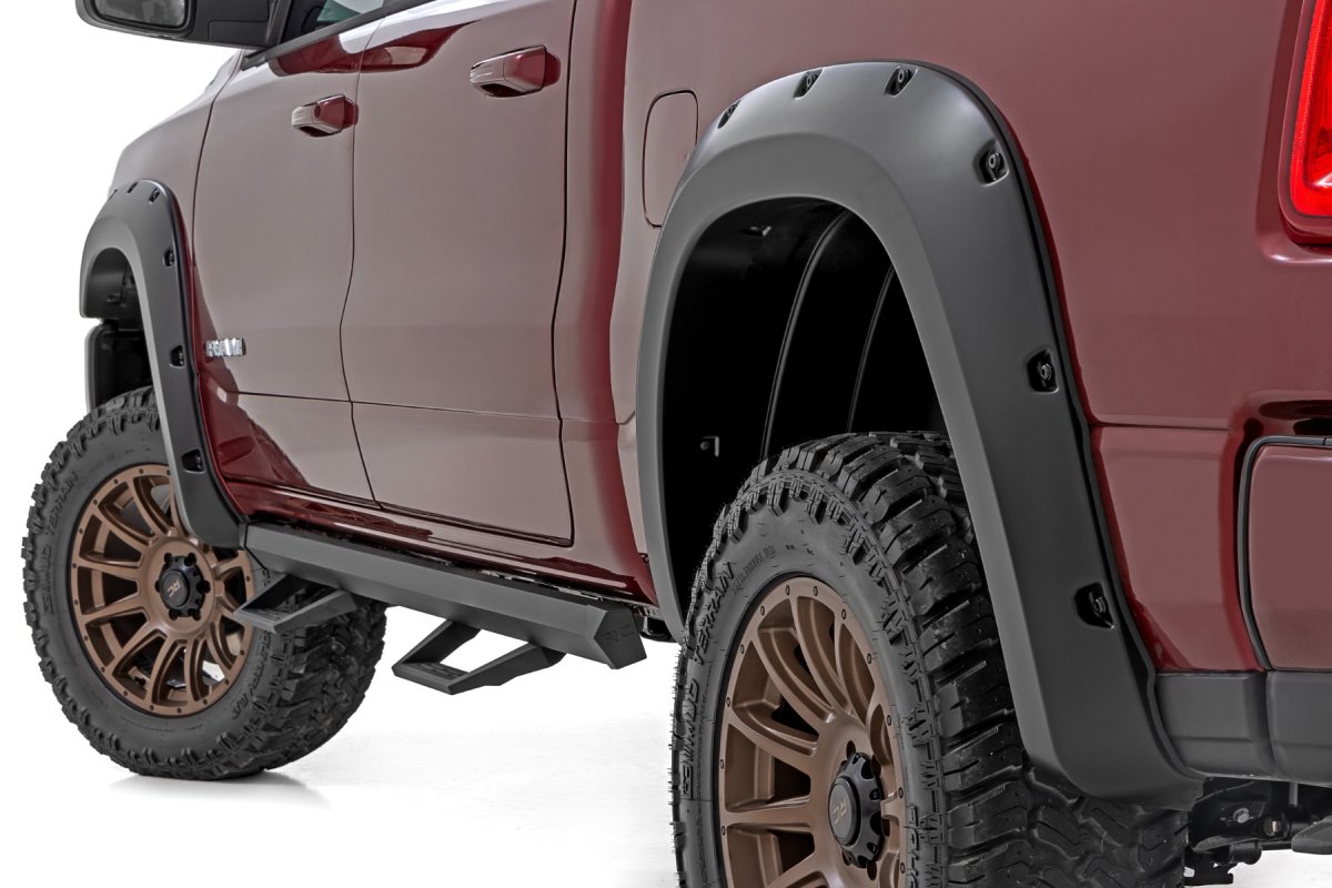 Ram 1500 Pocket Fender Flares - Rough Country - Midnight Blue - '25-'26